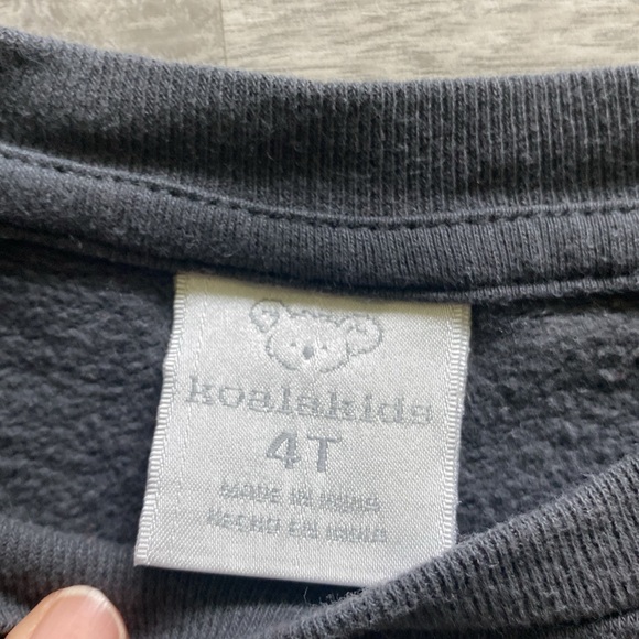 Koala kids Grey Racoon long sleeve sweater size 4T - Picture 2 of 5